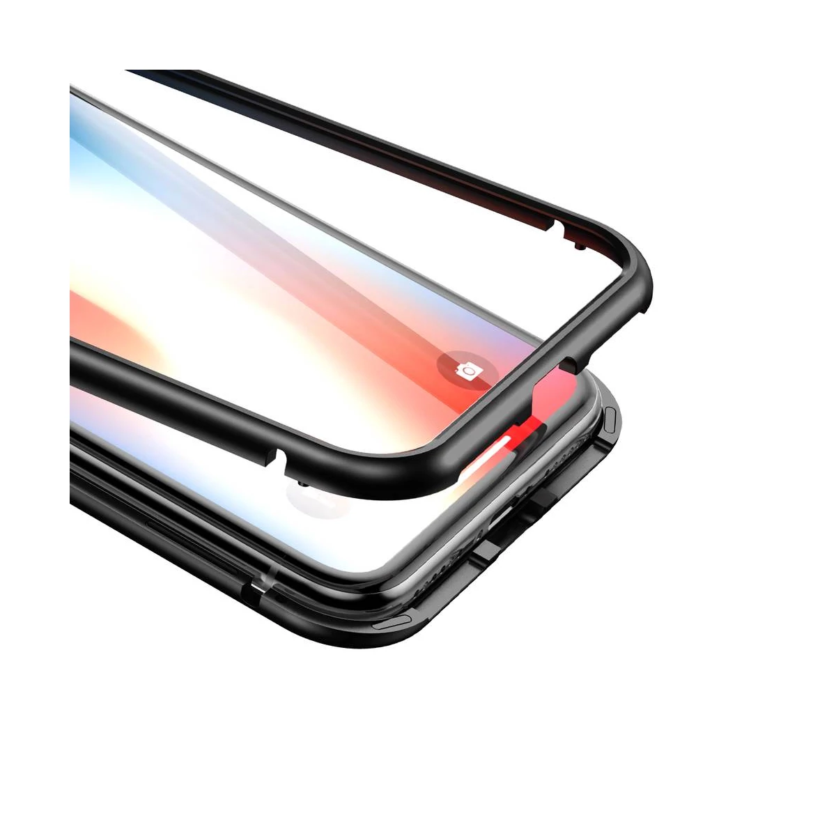 Kép 5/9 - Baseus iPhone XS Max tok, Magnetite hardware, mágneses, fekete (WIAPIPH65-CS01)