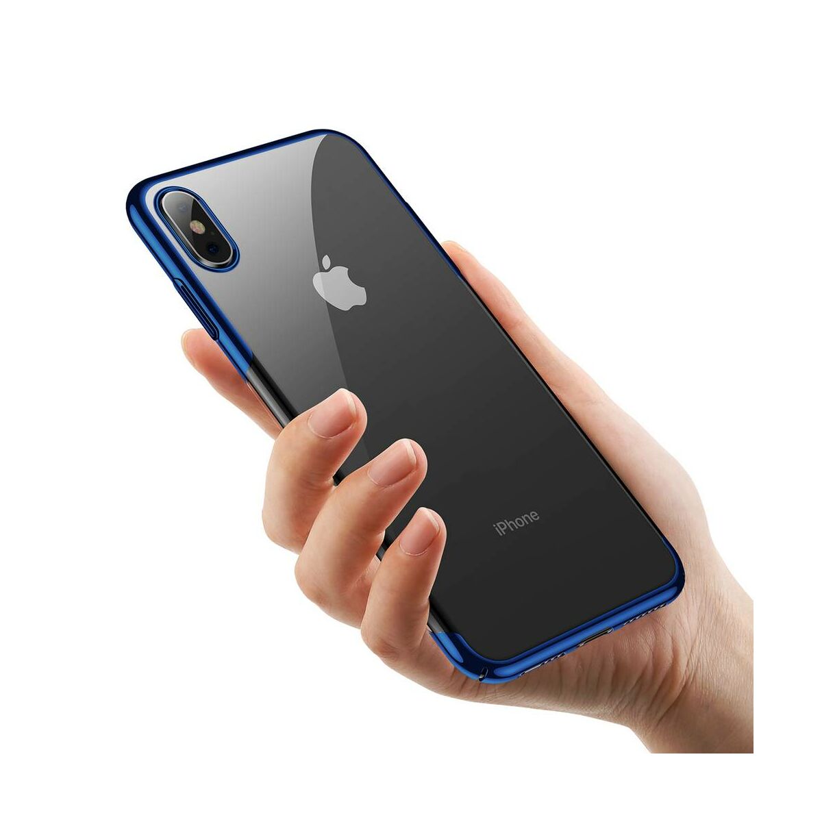 Kép 3/8 - Baseus iPhone XS Max tok, Glitter, kék (WIAPIPH65-DW03)