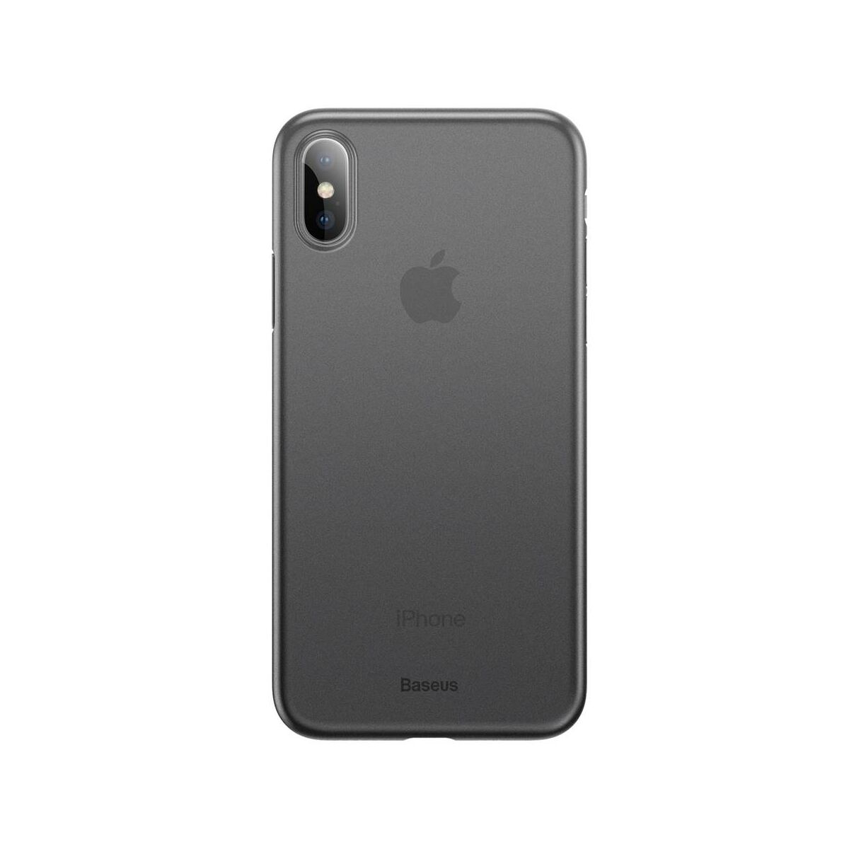 Kép 10/10 - Baseus iPhone XS Max tok, Wing, átlátszó fekete (WIAPIPH65-E01)