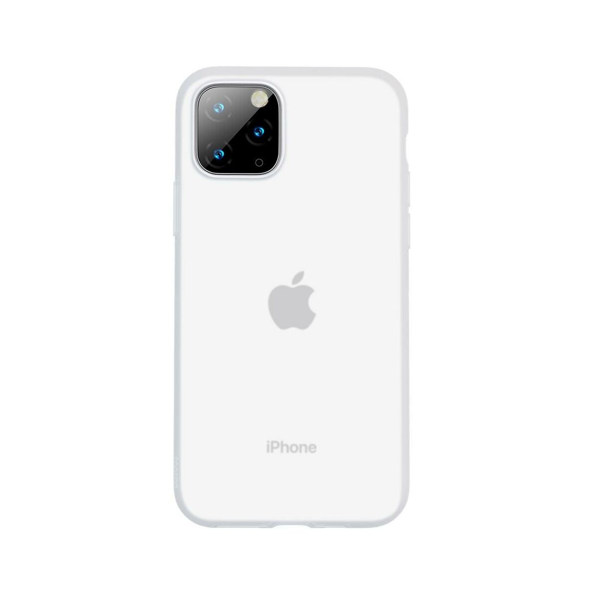 Kép 2/13 - Baseus iPhone 11 Pro Max tok, Jelly Liquid Silica Gel Protective, átlátszó fehér (WIAPIPH65S-GD02)
