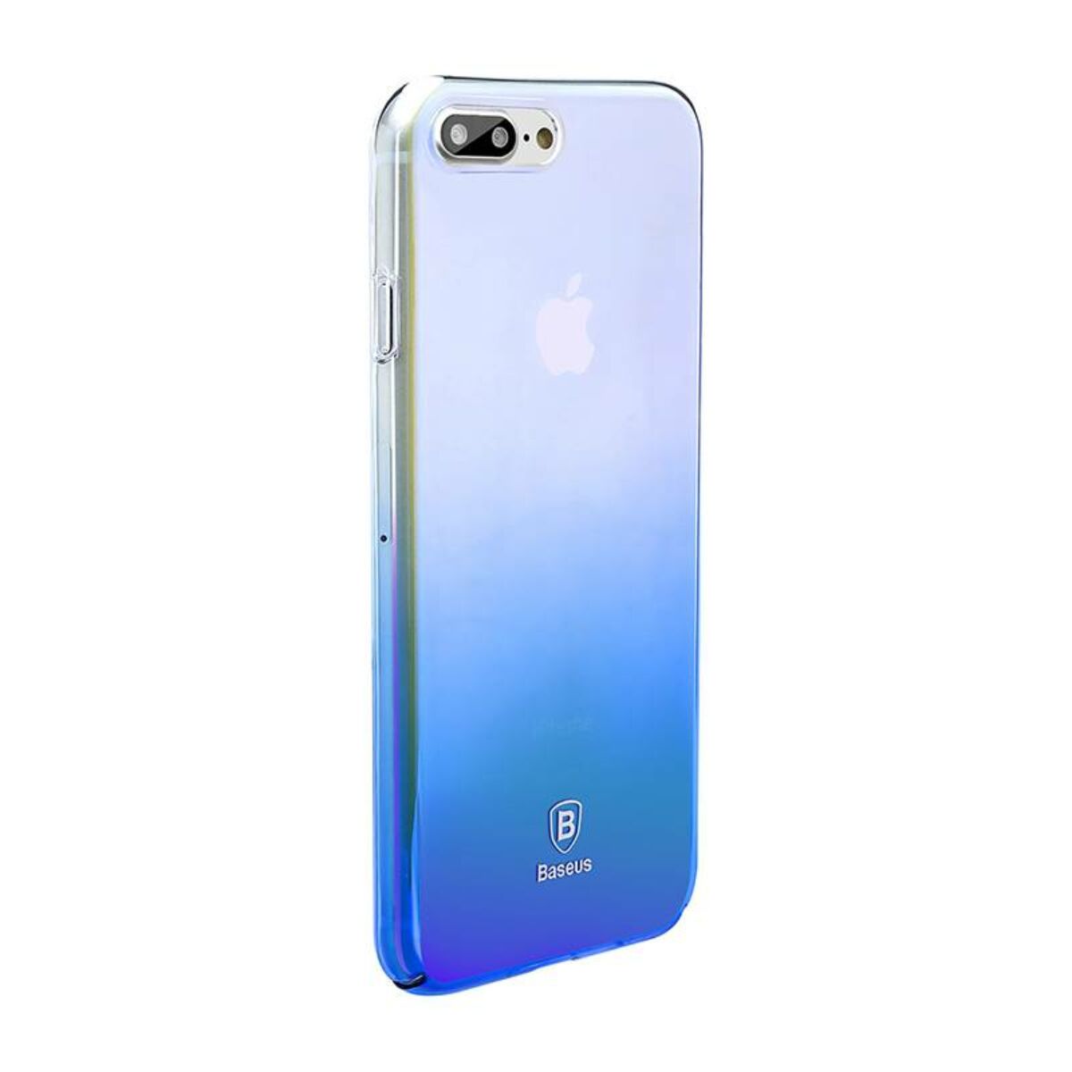 Kép 2/4 - Baseus iPhone 8/7 Plus tok, Glaze, kék (WIAPIPH7P-GC03)