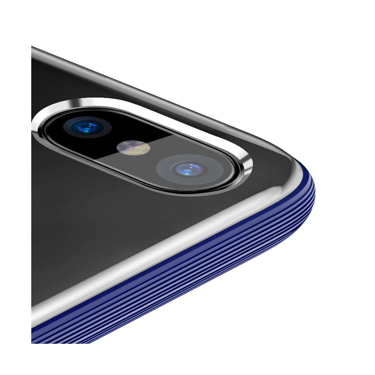 Kép 7/9 - Baseus iPhone X/XS tok, Armor, kék (WIAPIPHX-YJ03)