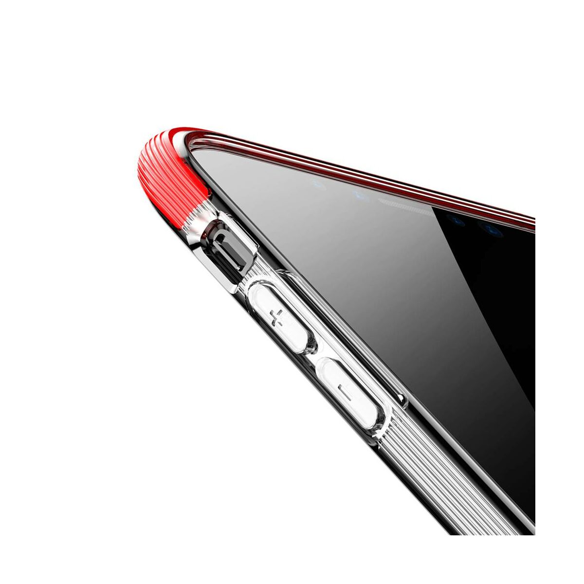 Kép 5/9 - Baseus iPhone X/XS tok, Armor, piros (WIAPIPHX-YJ09)