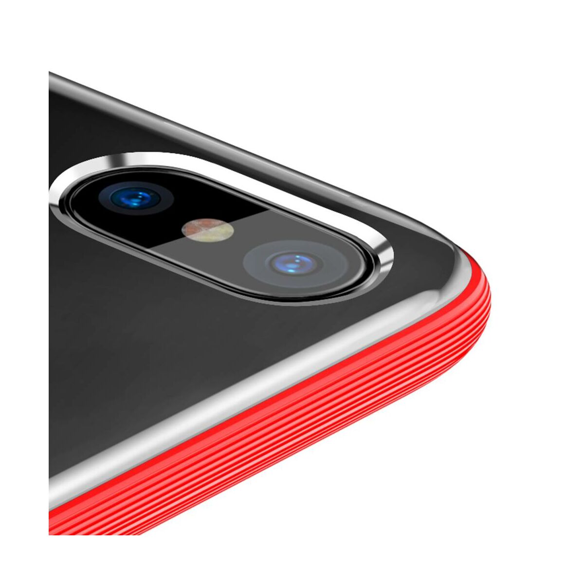 Kép 7/9 - Baseus iPhone X/XS tok, Armor, piros (WIAPIPHX-YJ09)