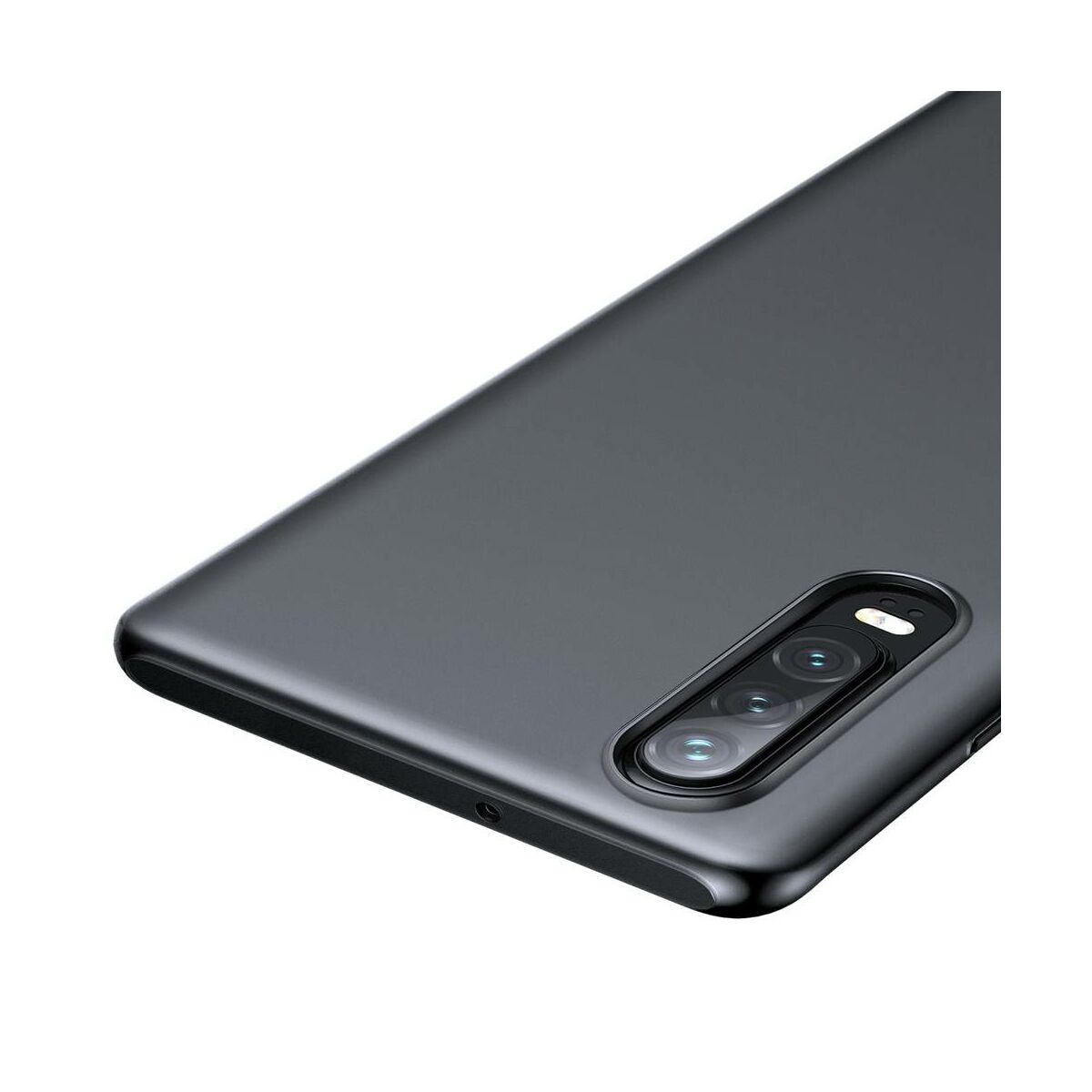 Kép 6/8 - Baseus Huawei P30 tok, Wing, átlátszó fekete (WIHWP30-01)