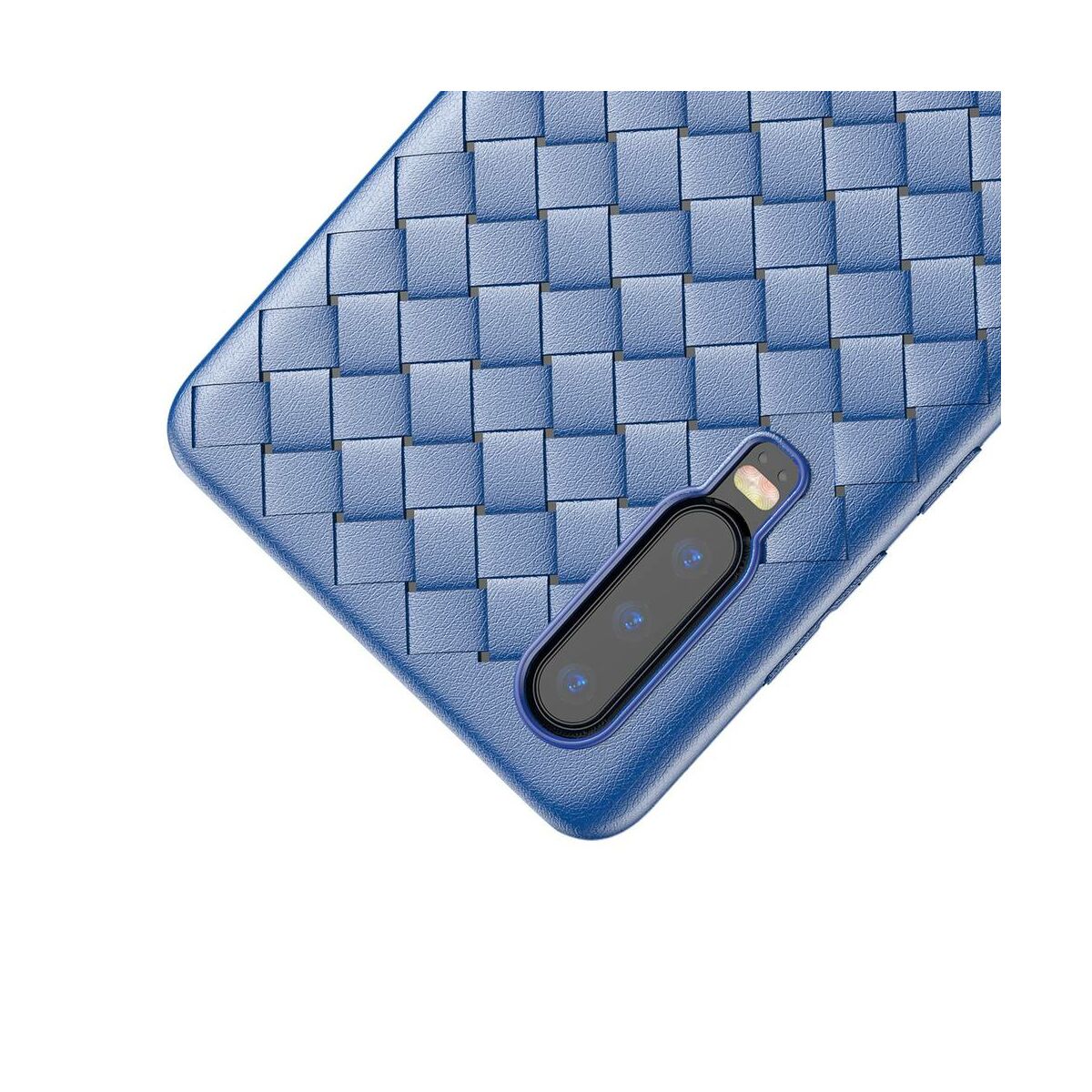Kép 7/10 - Baseus Huawei P30 tok, Weaving, kék (WIHWP30-BV03)