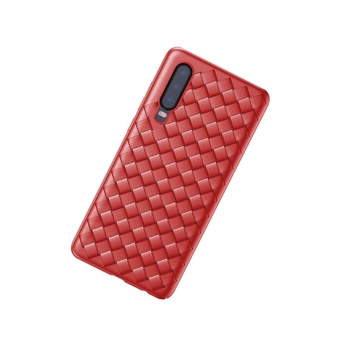 Kép 6/9 - Baseus Huawei P30 tok, Weaving, piros (WIHWP30-BV09)