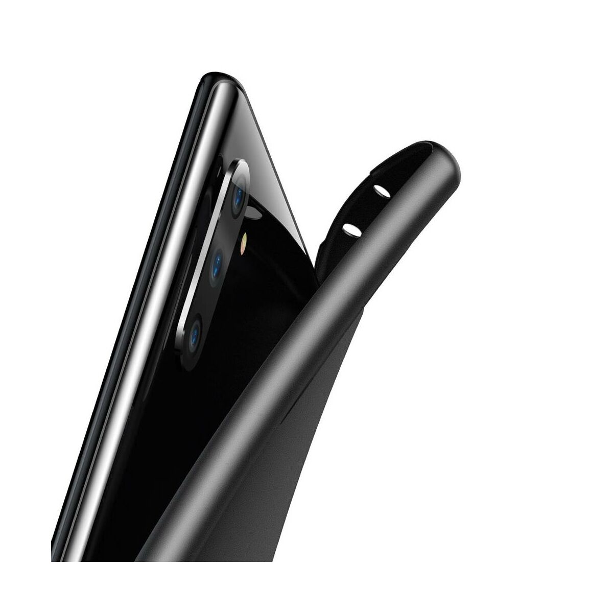 Baseus Samsung Note 10 tok, Wing, fekete (WISANOTE10-01)