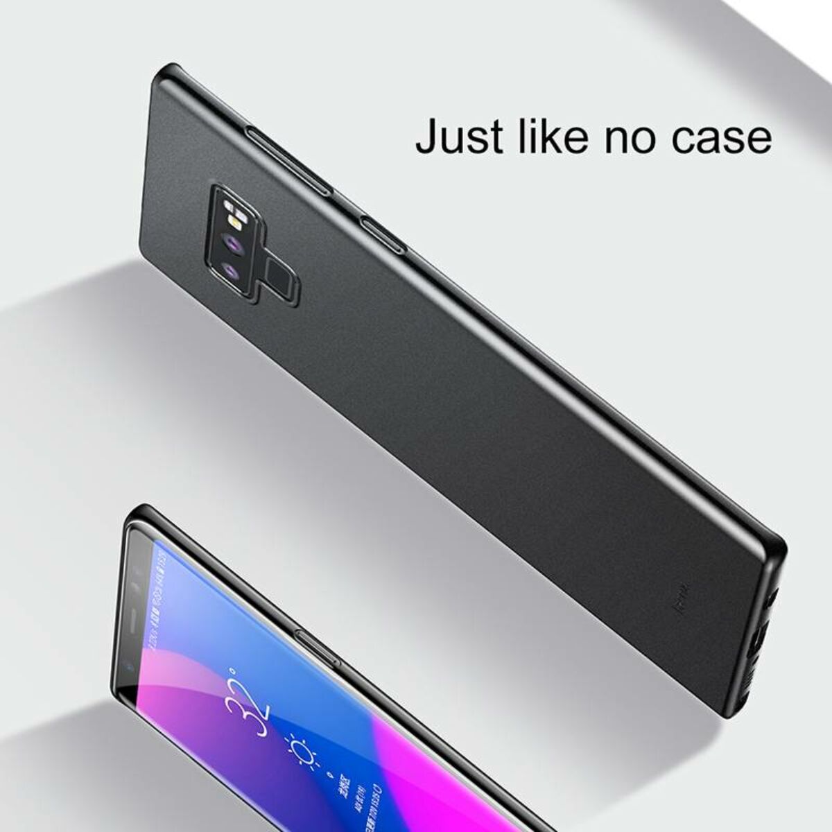 Kép 8/14 - Baseus Samsung Note 9 tok, Wing, átlátszó, fekete (WISANOTE9-E01)