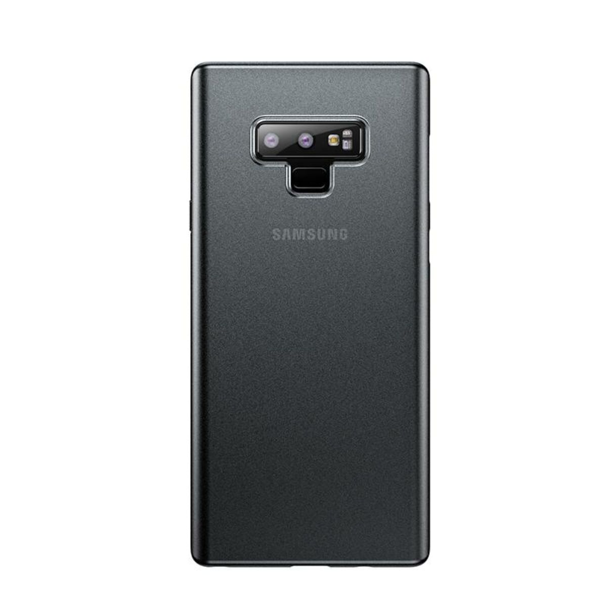 Kép 12/14 - Baseus Samsung Note 9 tok, Wing, átlátszó, fekete (WISANOTE9-E01)