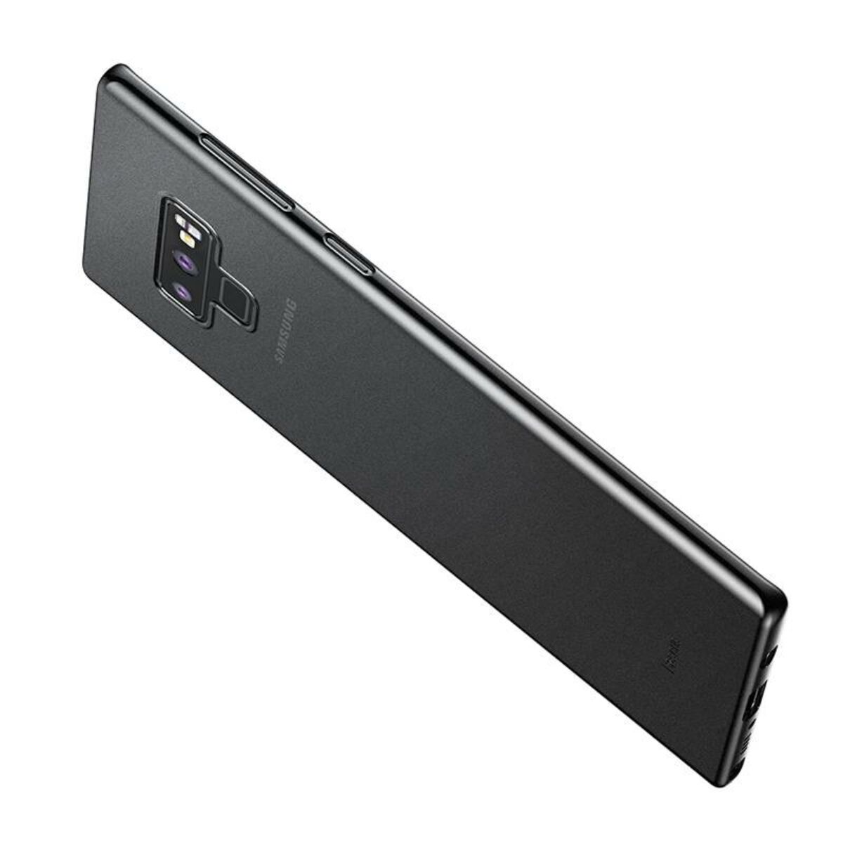 Kép 14/14 - Baseus Samsung Note 9 tok, Wing, átlátszó, fekete (WISANOTE9-E01)