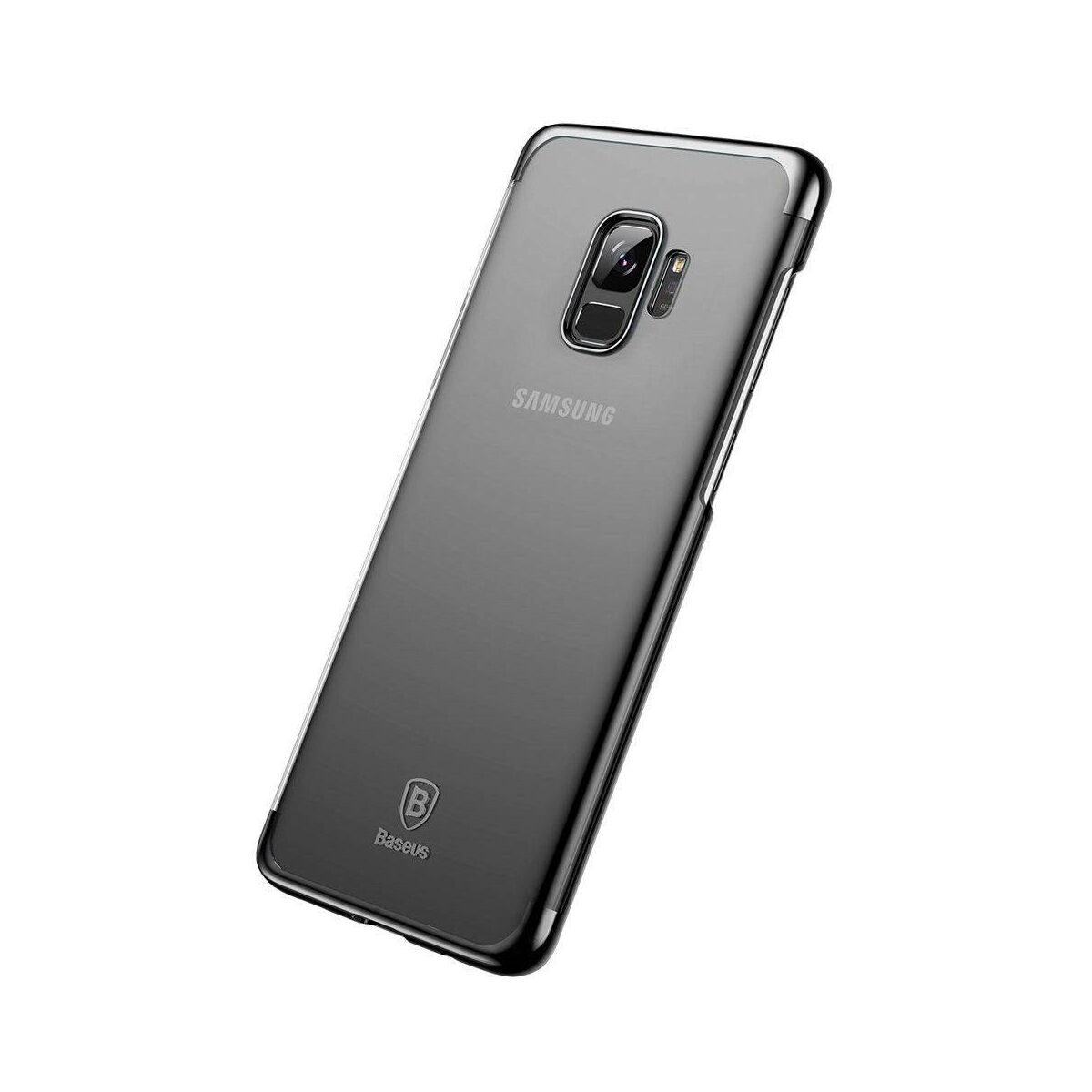 Baseus Samsung S9 tok, Glitter, fekete (WISAS9-DW01)