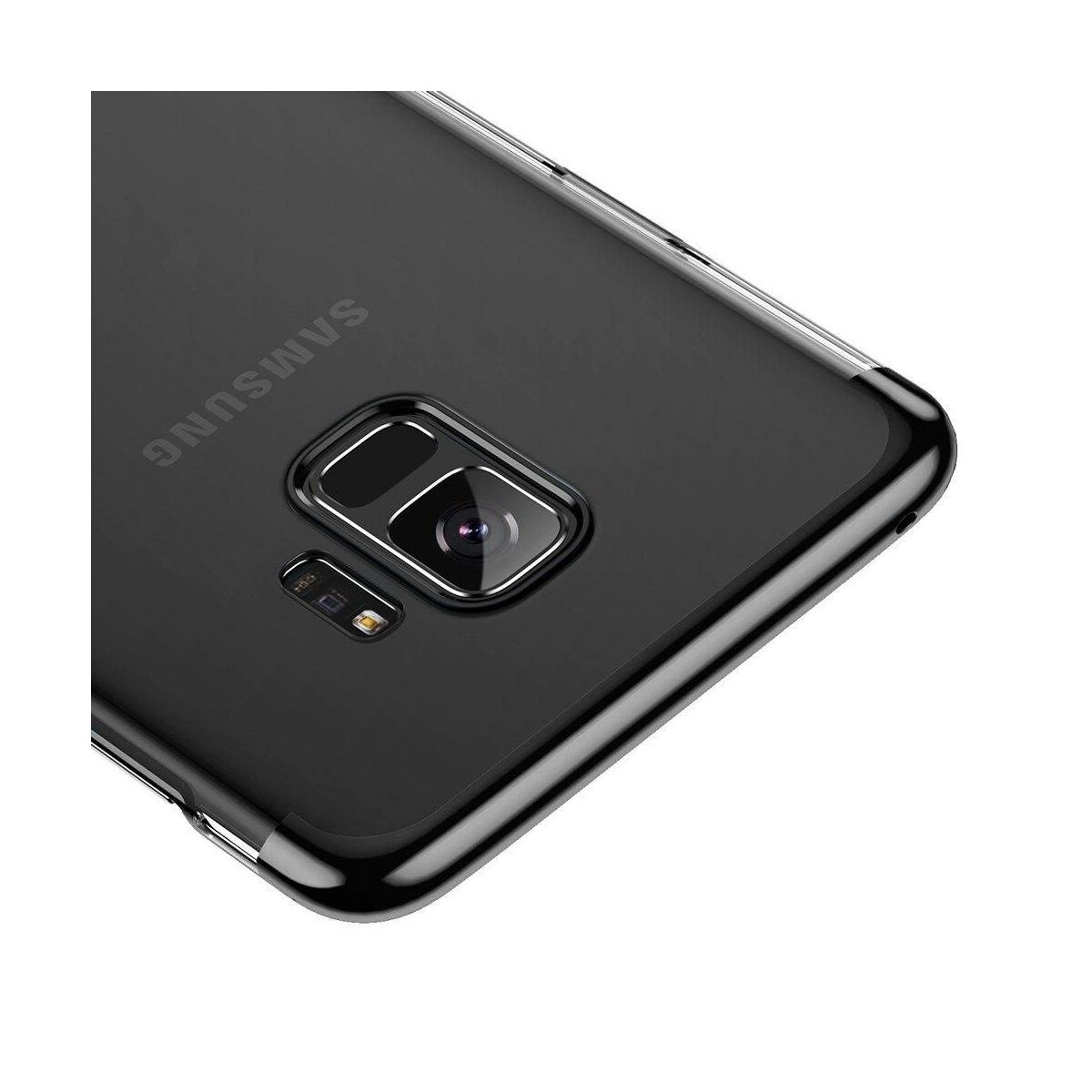 Kép 5/6 - Baseus Samsung S9 tok, Glitter, fekete (WISAS9-DW01)