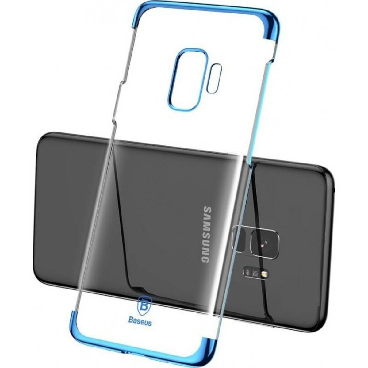Kép 3/7 - Baseus Samsung S9 tok, Glitter, kék (WISAS9-DW03)
