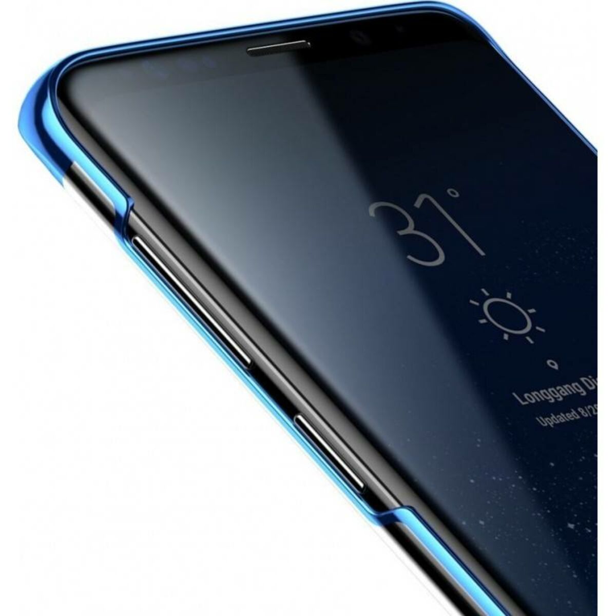 Kép 6/7 - Baseus Samsung S9 tok, Glitter, kék (WISAS9-DW03)
