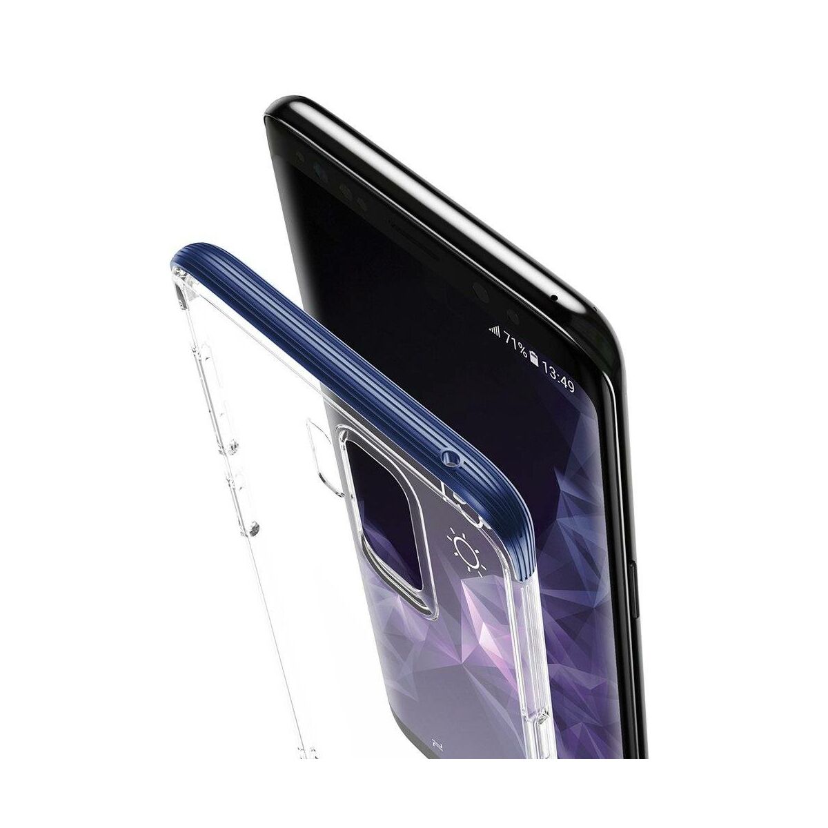 Kép 5/9 - Baseus Samsung S9 Plus tok, Armor, kék (WISAS9P-YJ03)