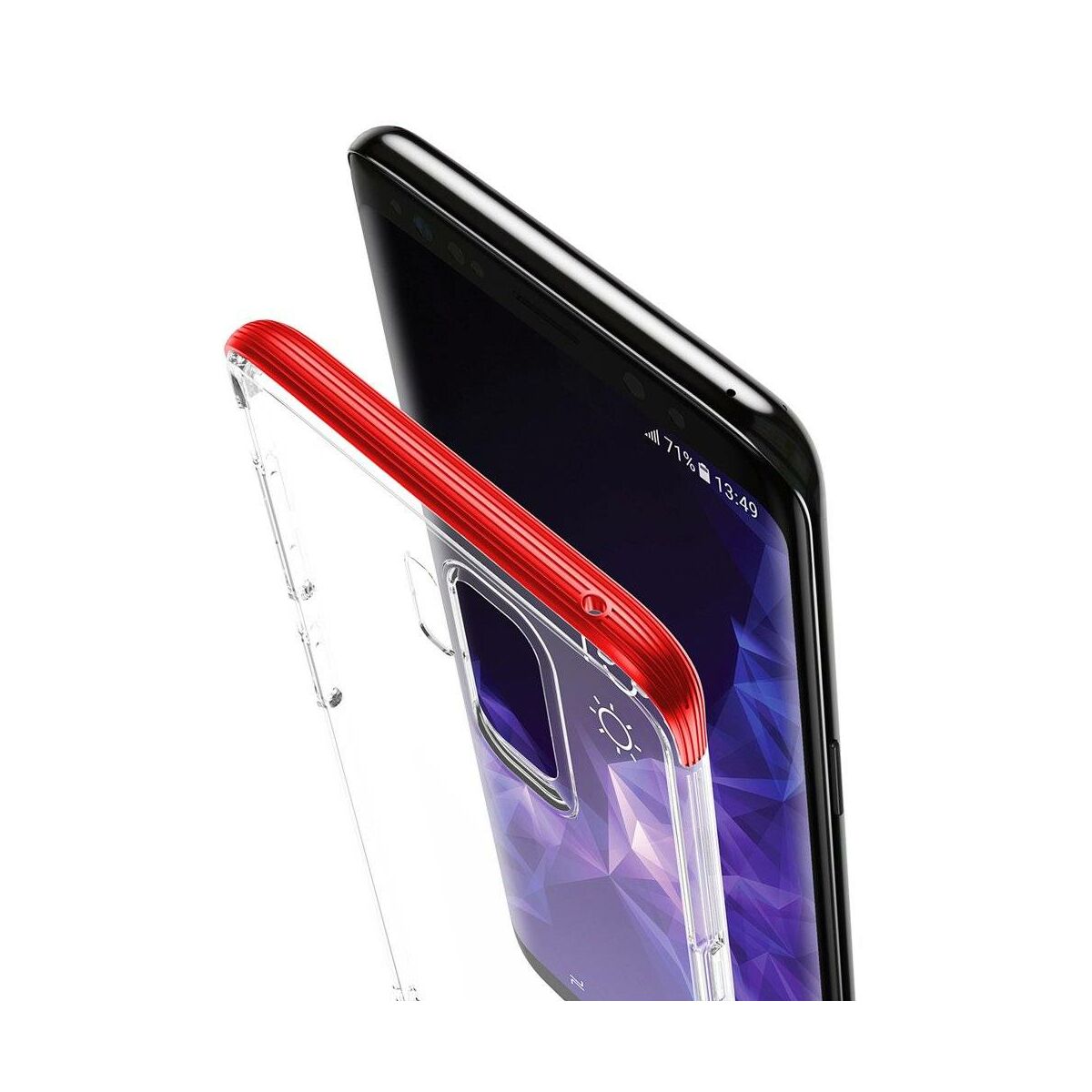 Kép 4/9 - Baseus Samsung S9 Plus tok, Armor, piros (WISAS9P-YJ09)