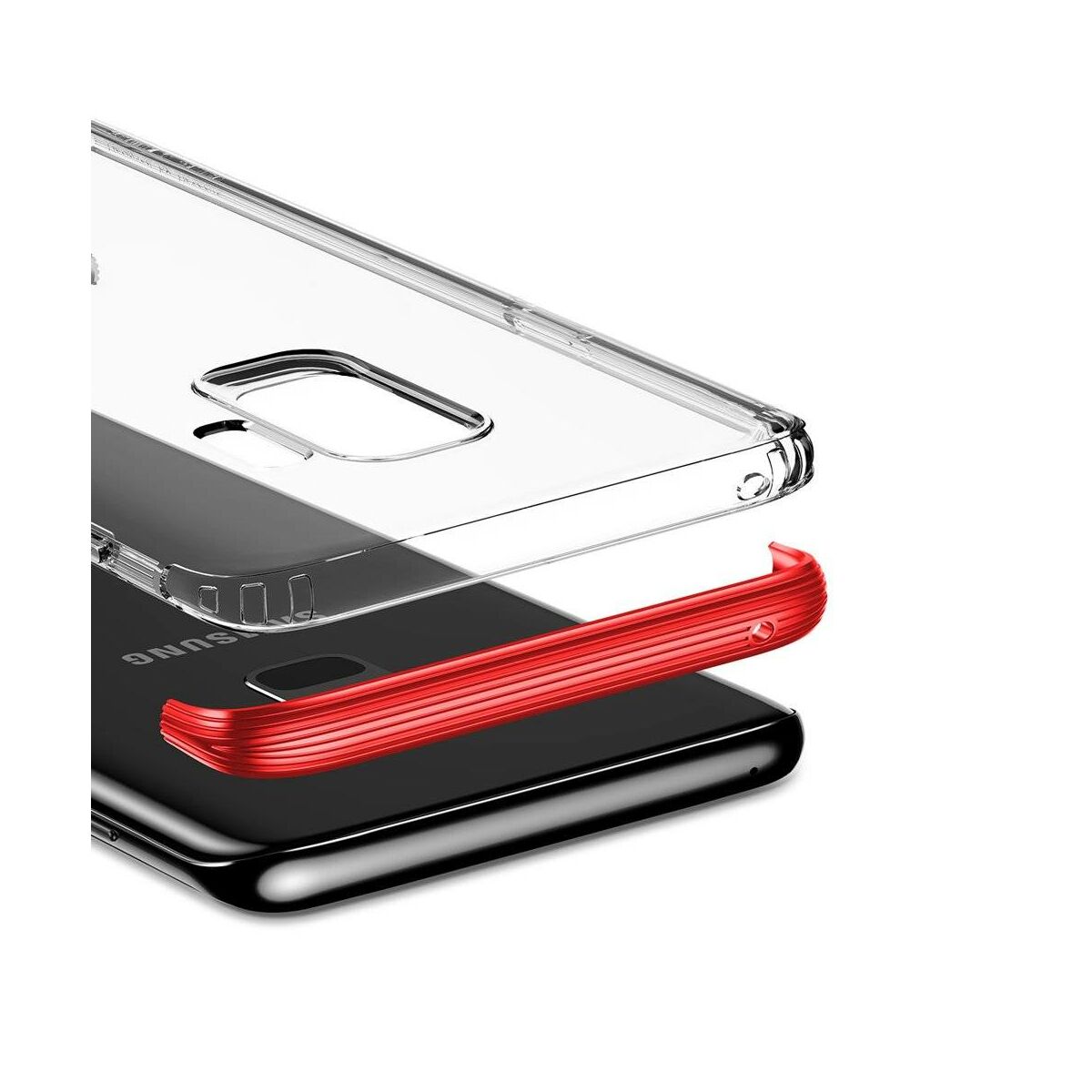 Kép 6/9 - Baseus Samsung S9 Plus tok, Armor, piros (WISAS9P-YJ09)