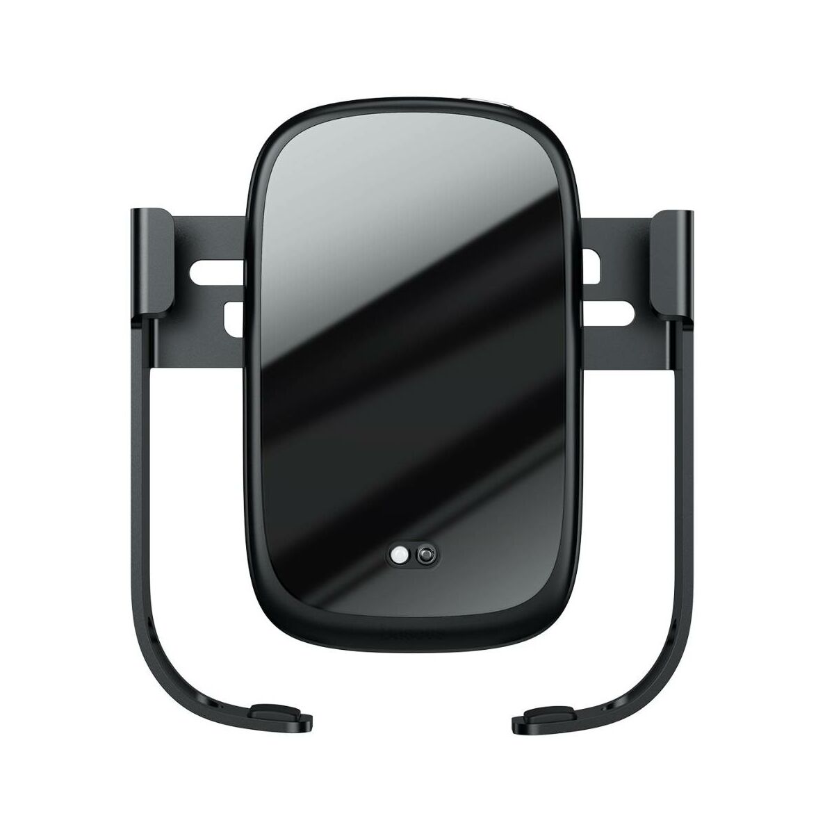 Kép 2/13 - Baseus autós telefontartó, Rock-solid Electric Holder szett, szenzoros nyit, Vez. Nélk. Tölt (szellőző+műszerf+szivargy) fekete WXHW01-B01