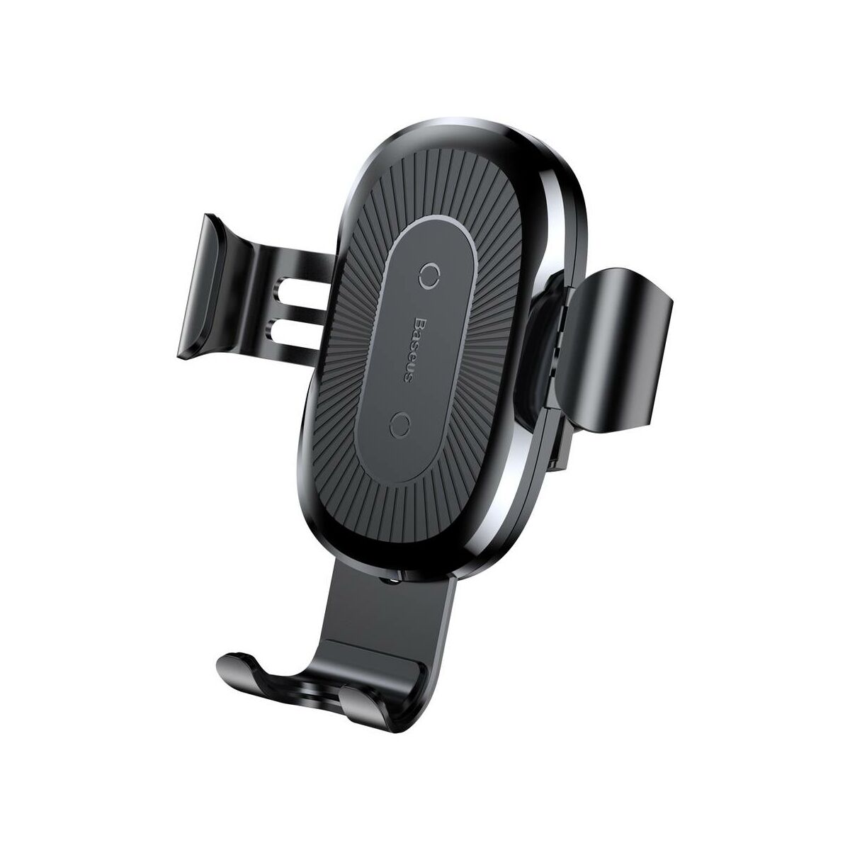 Kép 5/9 - Baseus autós telefontartó, vezeték nélküli töltő Heukji állítható karral, műszerfalra, fekete (WXZT-01)