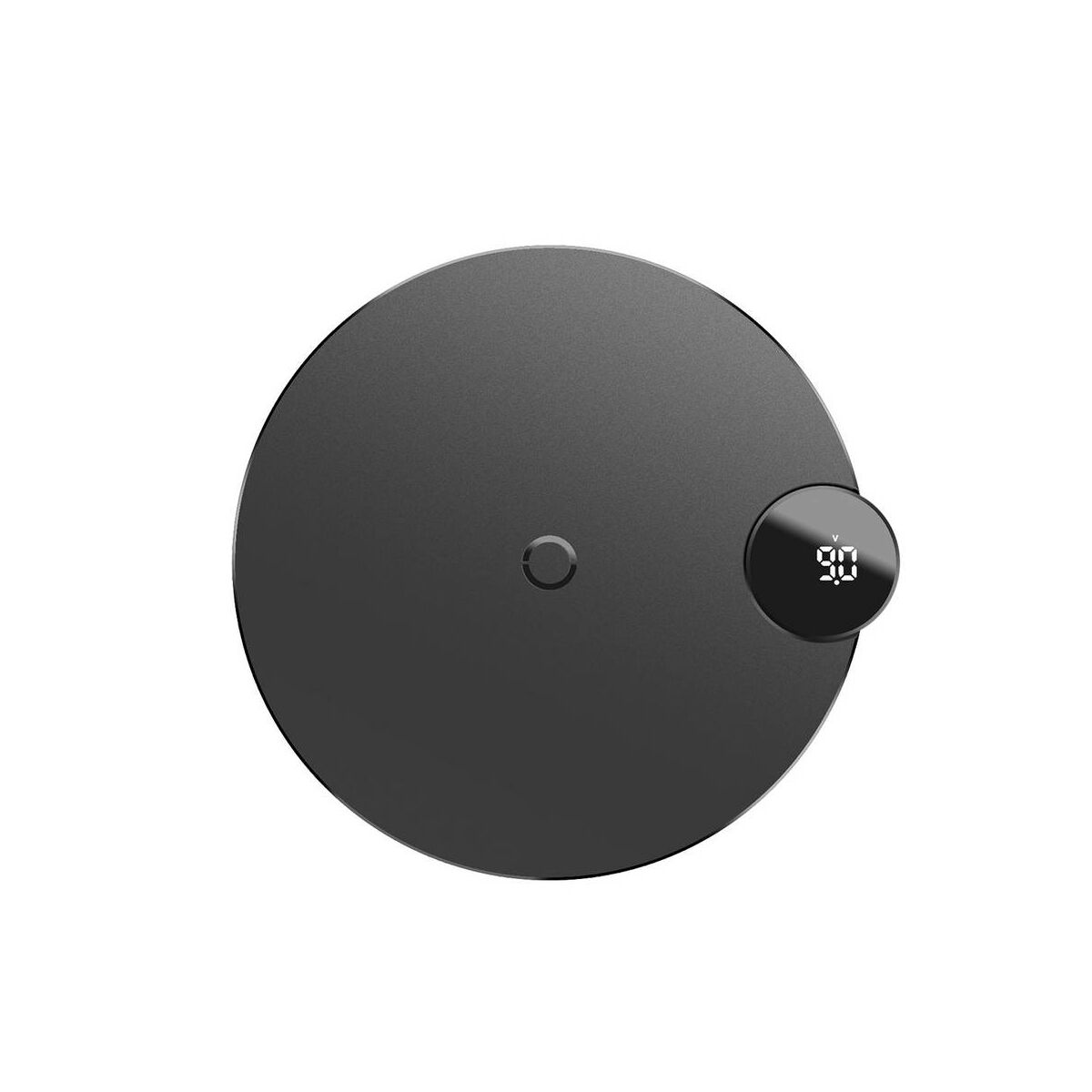 Kép 6/8 - Baseus vezeték nélküli töltő, digitális LED kijelző 10W, fekete (WXsX-01)