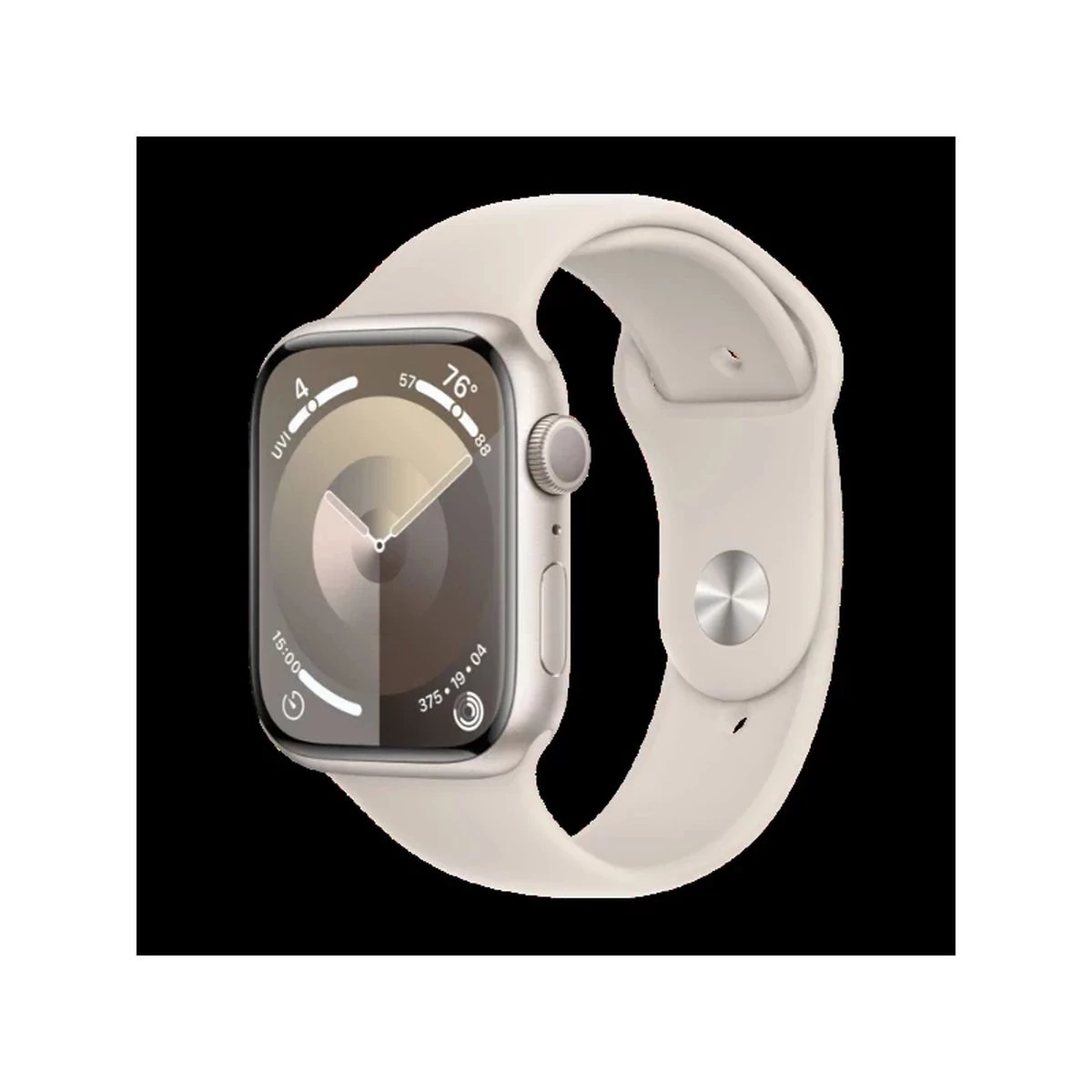 Kép 2/2 - Apple Watch Series 9 GPS 45mm csillagfény alumínium tok, csillagfény sportszíj EU MR983