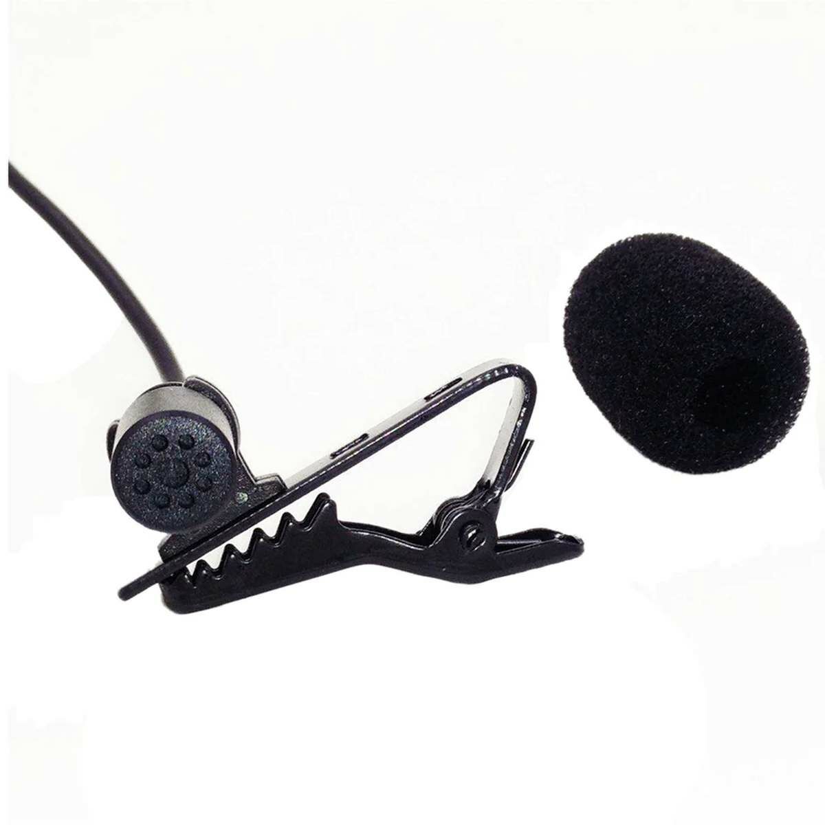 Kép 3/4 - BOYA vezetékes csíptetős Lavalier mikrofon XLR csatlakozóval, kardioid kondenzátorral, fekete EU