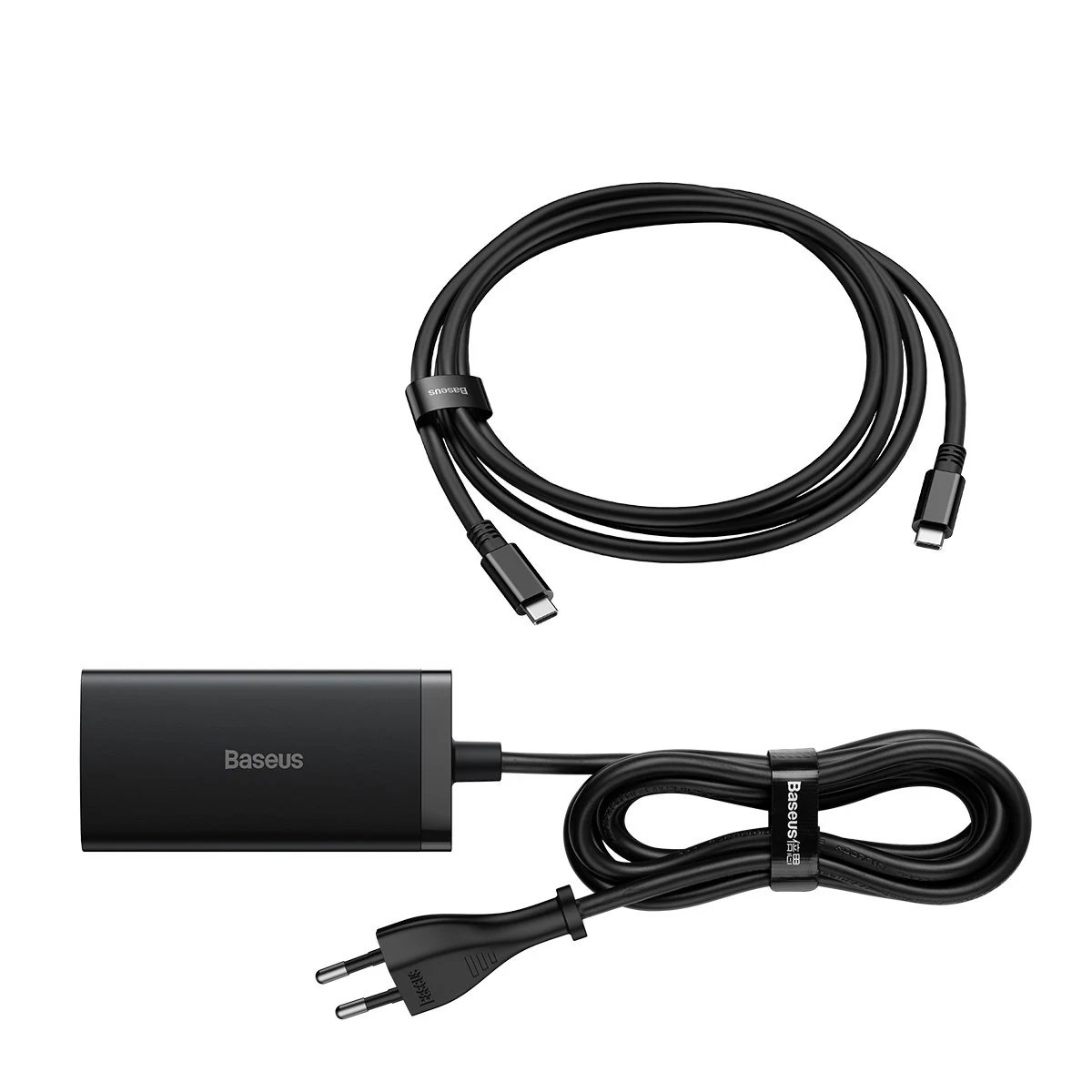 Kép 3/4 - Baseus GaN5 Pro asztali gyorstöltő USB + 2x USB-C + HDMI, 67W 1,5 m-es tápkábellel + USB-C - USB-C a