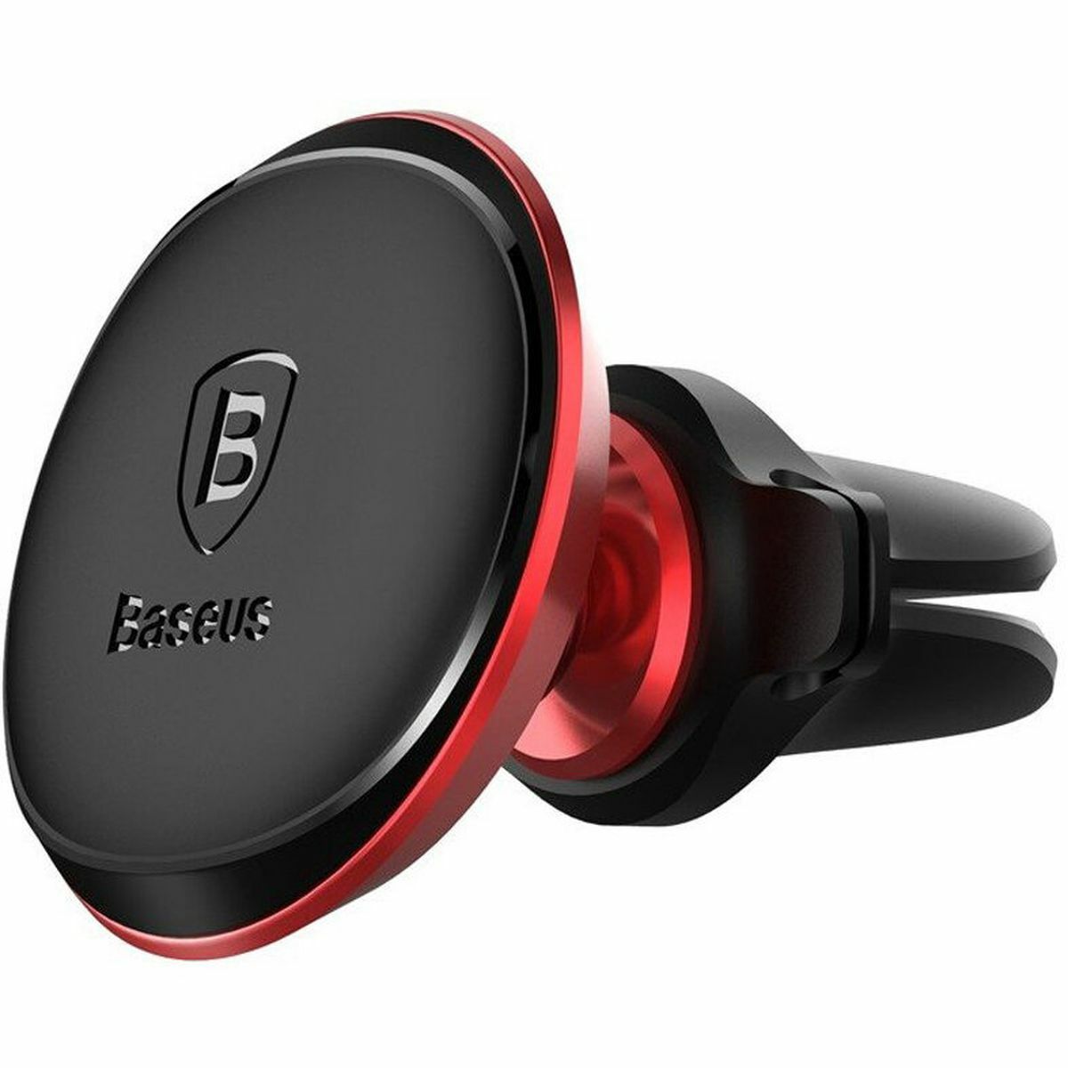 Kép 2/4 - Baseus mágneses autós telefontartó (szellőzőrácsra), piros/fekete (SUGX020009)