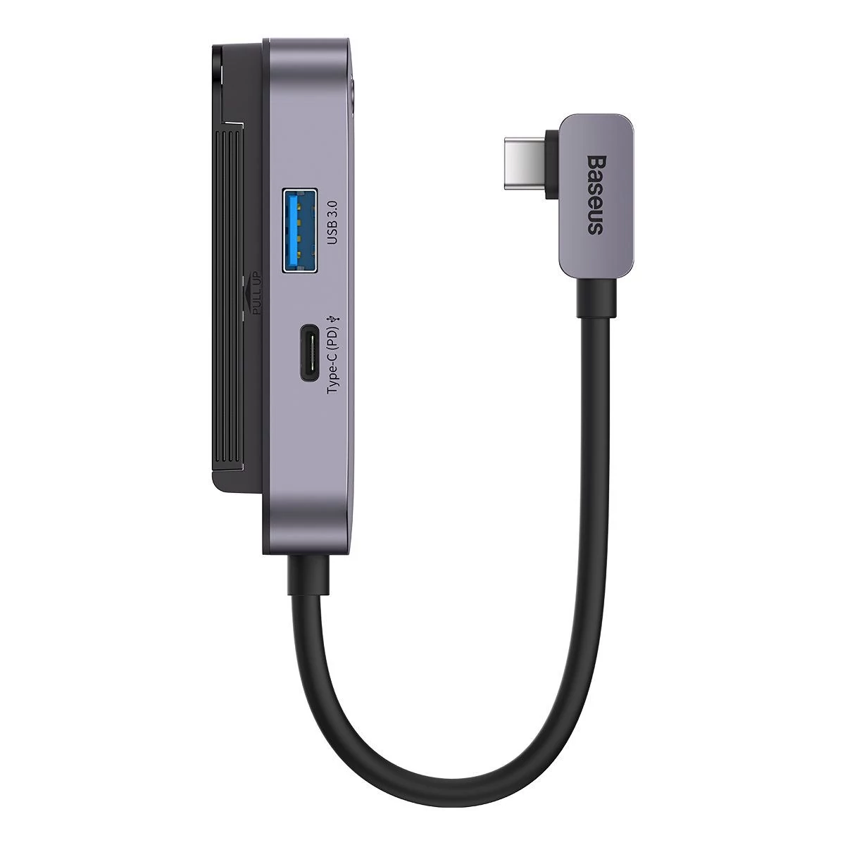 Kép 5/6 - Baseus HUB PadJoy 4 az 1-ben (USB 3.0, HDMI 2.0 4K 30Hz, Type-C anya100W, 3.5 mm Jack ) Type-C kimen