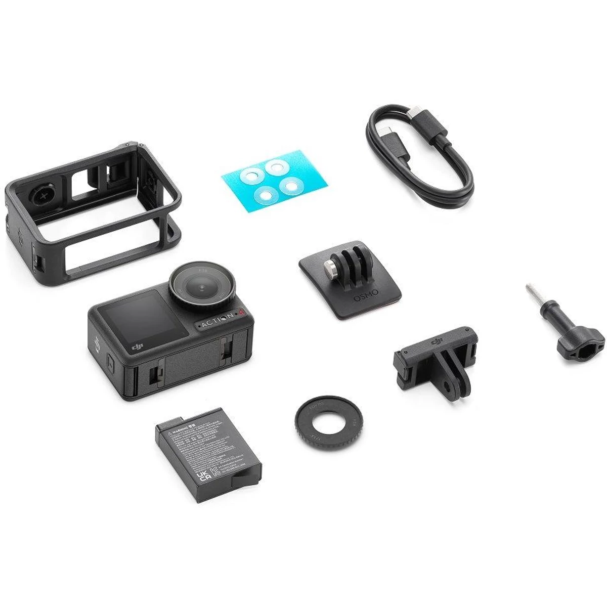 Kép 2/2 -  DJI Osmo Action 4 Standard Combo akciókamera 10 MPx 4k 120fps, fekete EU