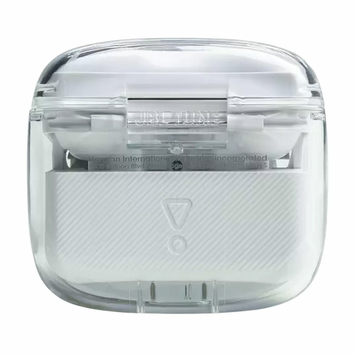 Kép 4/10 - JBL Tune Flex Ghost Edition vezeték nélküli fülhallgató, fehér-átlátszó EU