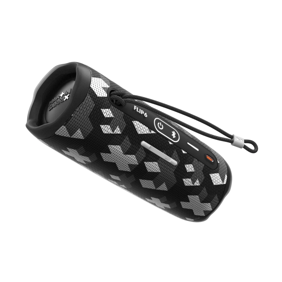 Kép 2/7 - JBL Flip 6 Bluetooth hordozható hangszóró Martin Garrix Edition fekete EU