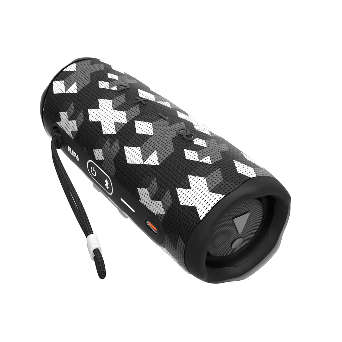 Kép 3/7 - JBL Flip 6 Bluetooth hordozható hangszóró Martin Garrix Edition fekete EU