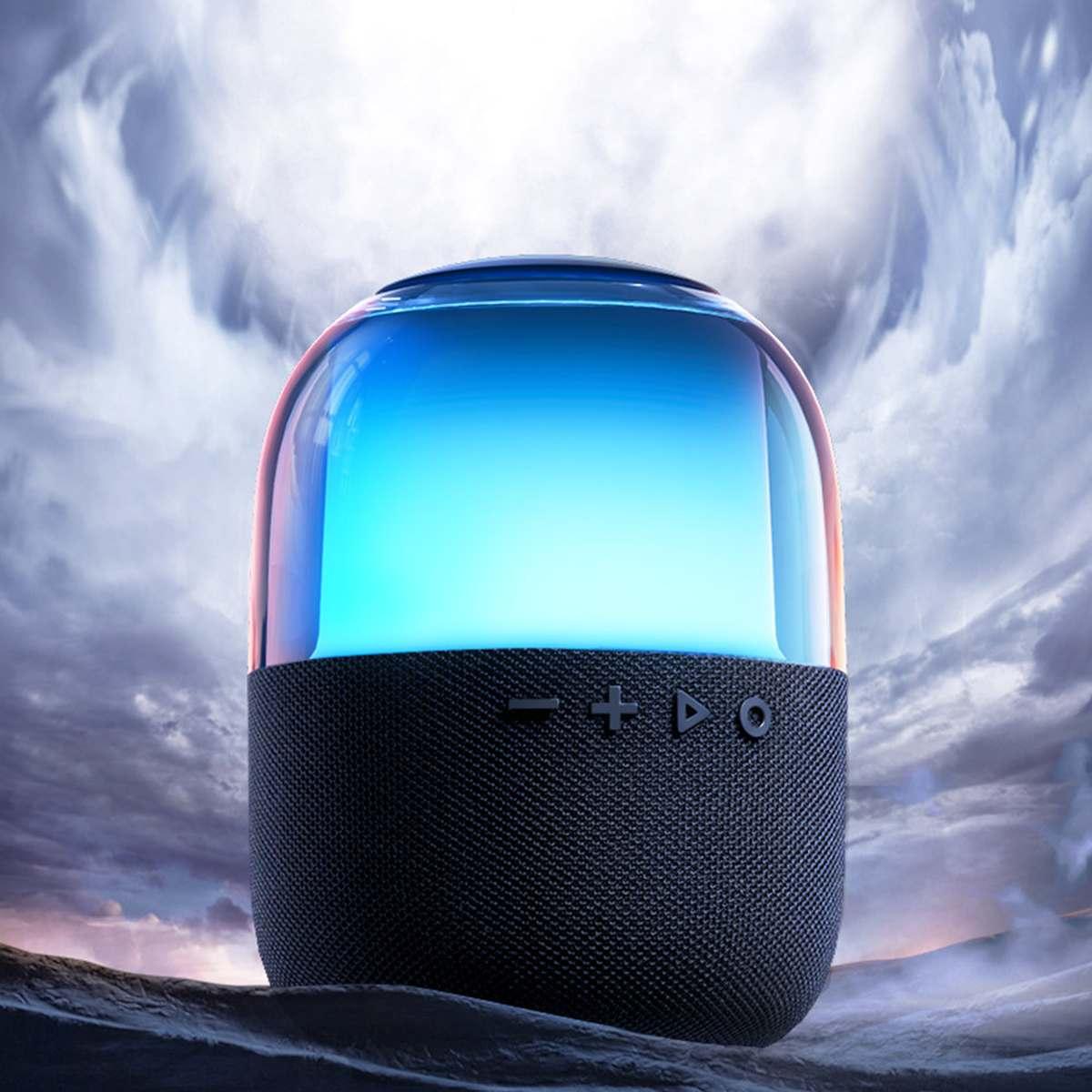 Kép 4/10 - Joyroom Bluetooth hangszóró, BT 5.3, RGB világítással fekete (JR-ML05)