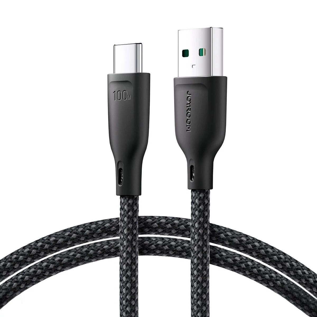 Kép 3/3 - Joyroom USB Type-C Multi-Color Series gyorstöltő és adatkábel (100W) 1m, fekete (S-A34)