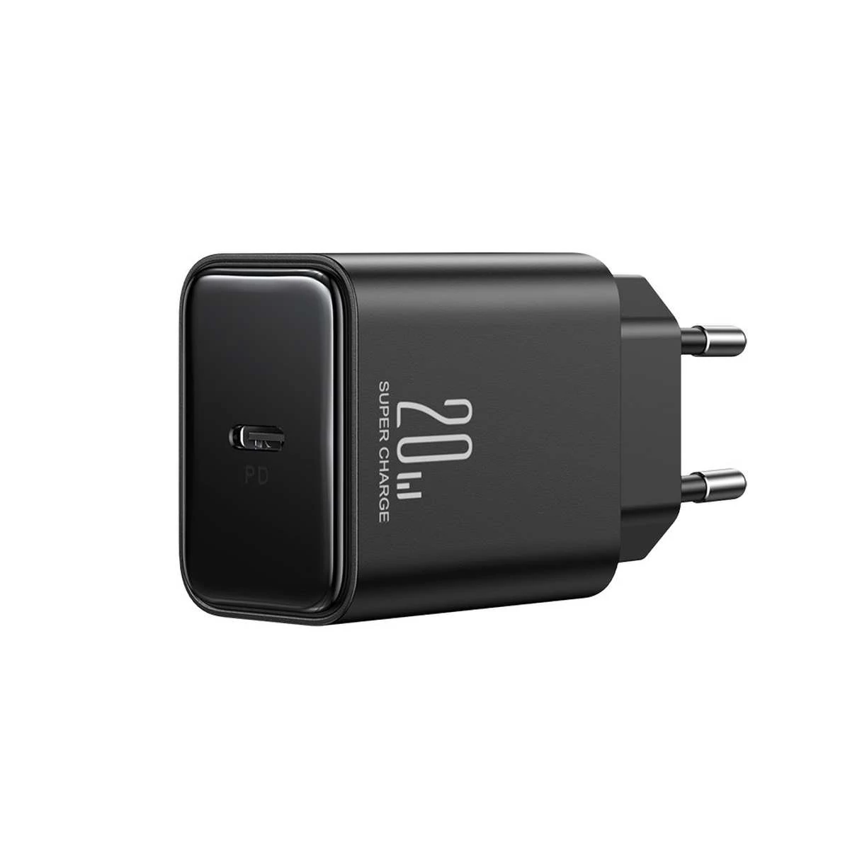 Kép 8/15 - Joyroom Travel Charger Type-C, PD 20W with Type-C to Lightning kábel, 1m, fekete (JR-TCF06)