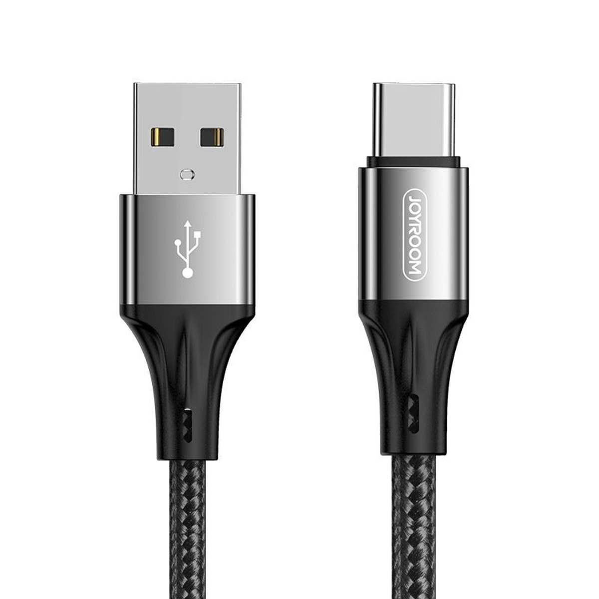 Kép 2/12 - Joyroom Type-C - USB kábel 3A, 1m fekete (S-1030N1)