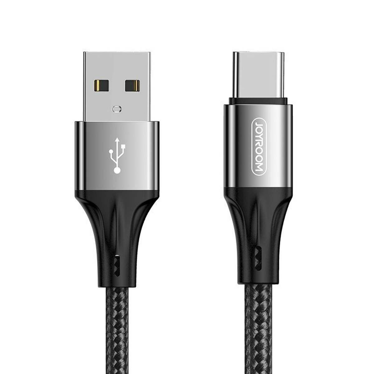 Kép 2/12 - Joyroom Type-C - USB kábel 3A, 1.5m, fekete (S-1530N1)