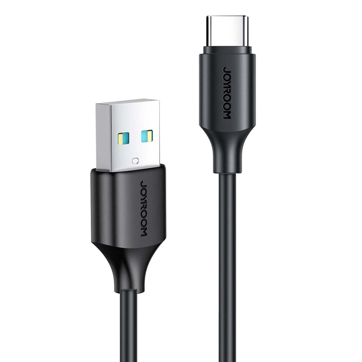 Kép 2/5 - Joyroom USB - Type-C adatkábel, 3A, 480Mb/s, 2m, fekete (S-UC027A9)