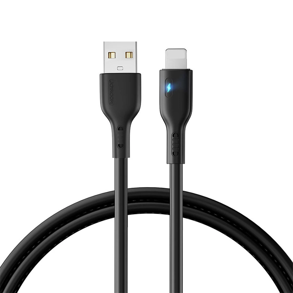 Kép 2/2 - Joyroom USB - Lightning adatkábel, 2.4A, 480Mb/s, 1.2m, fekete (S-UL012A13)