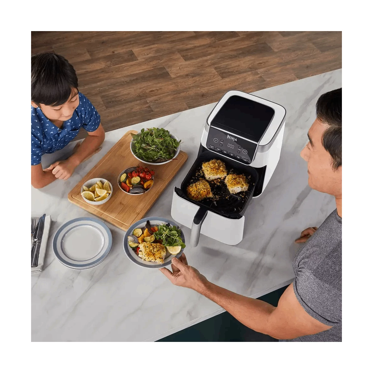Kép 4/5 - Ninja Foodie MAX Pro Air Fryer 6.2L, fekete EU AF180EU