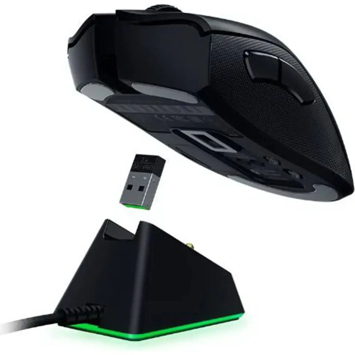 Kép 7/7 - Razer DeathAdder V2 X HyperSpeed vezeték nélküli egér, 7 gomb, RGB, fekete EU (RZ01-04130100-R3G1)