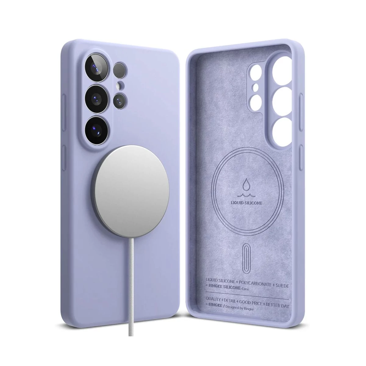 Ringke Silicone Magnetic - Galaxy S26 Ultra telefon tok, levendula ...