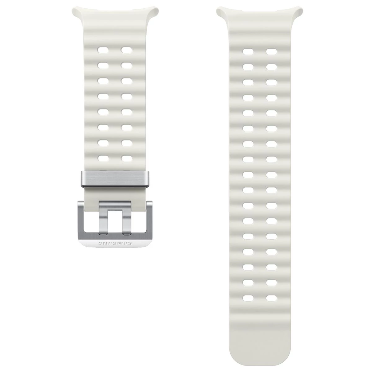 Kép 2/2 - Samsung Galaxy Watch Ultra Marine Band Strap, fehér homok