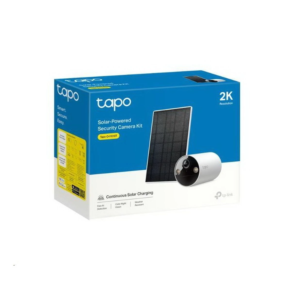 Kép 2/3 - TP-LINK Tapo C410 vezeték nélküli biztonsági kamera szett 2K, fehér EU