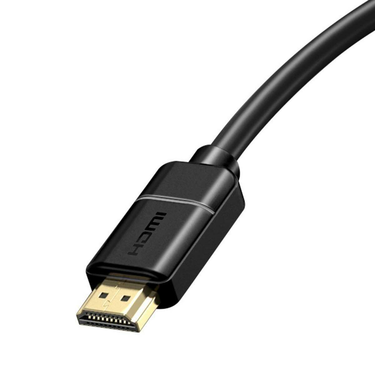 Kép 3/11 - Baseus High definition Series HDMI - HDMI kábel, 4K, 30 Hz, 3D, HDR, 18 Gbps, 8m, fekete (CAKGQ-E01)