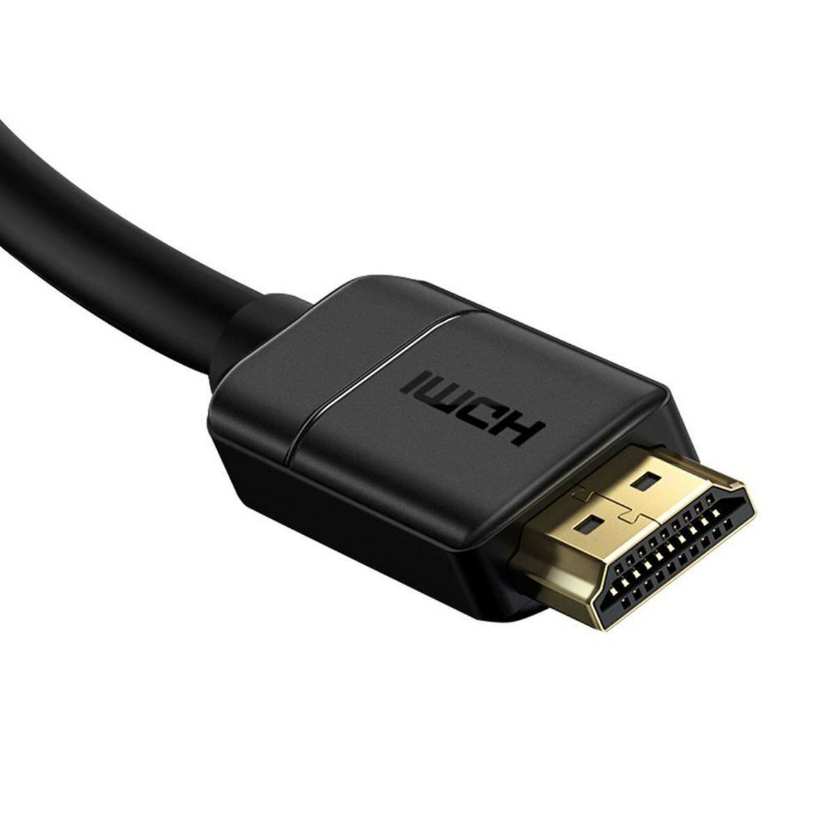 Kép 5/11 - Baseus High definition Series HDMI - HDMI kábel, 4K, 30 Hz, 3D, HDR, 18 Gbps, 8m, fekete (CAKGQ-E01)