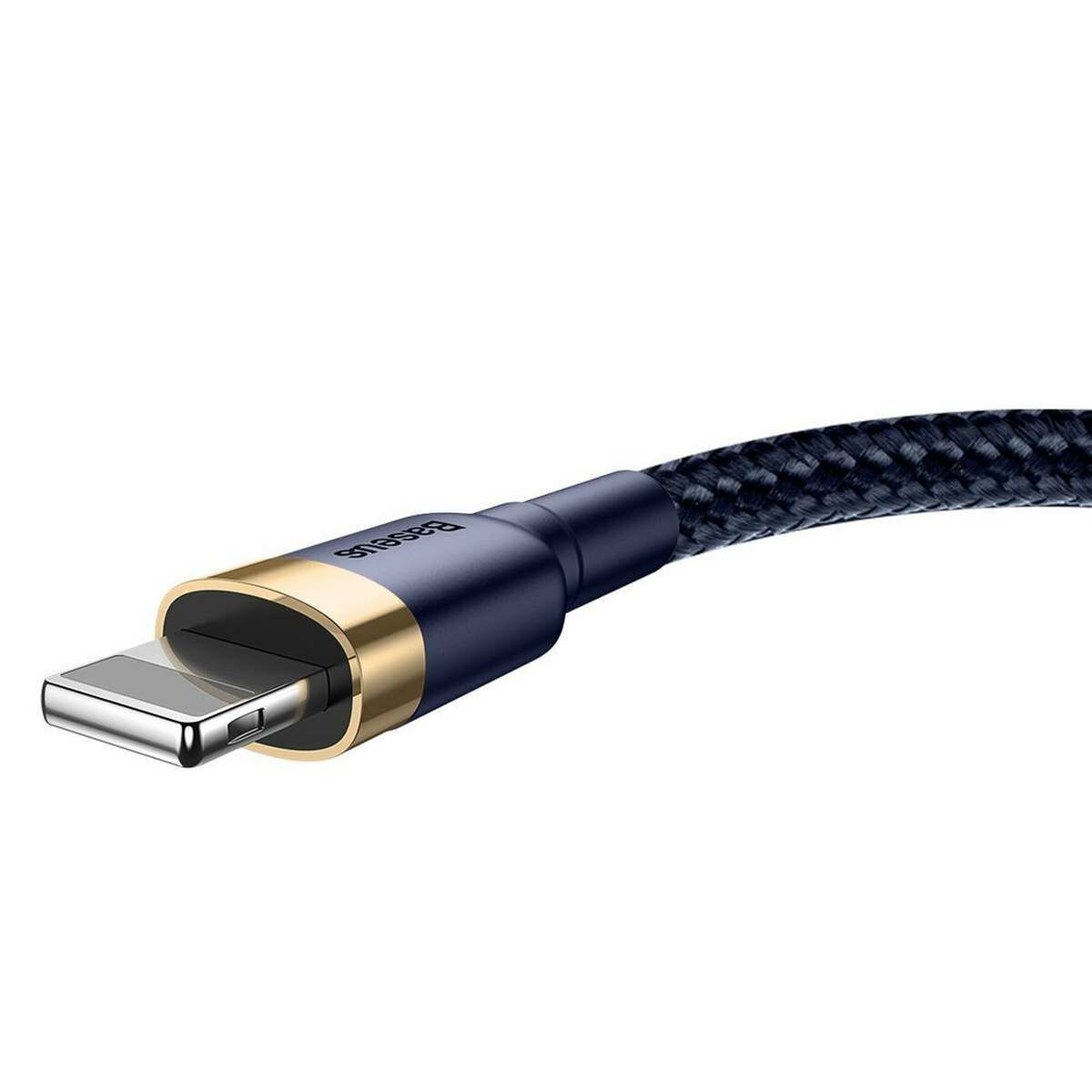 Kép 4/10 - Baseus Cafule Lightning-USB adat-és töltőkábel, QC 3.0, 1.5A, 2m, kék (CALKLF-CV3)