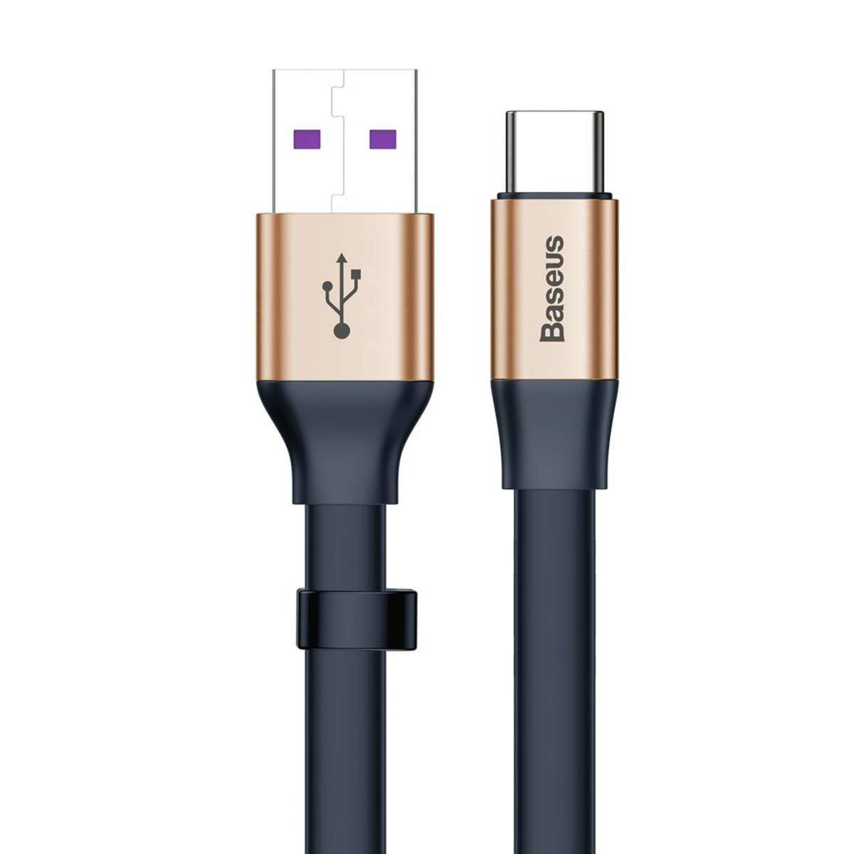 Kép 1/10 - Baseus Simple HW USB - USB-C adat- és töltőkébel, 40W, 5A, 23cm, arany (CATMBJ-BV3)